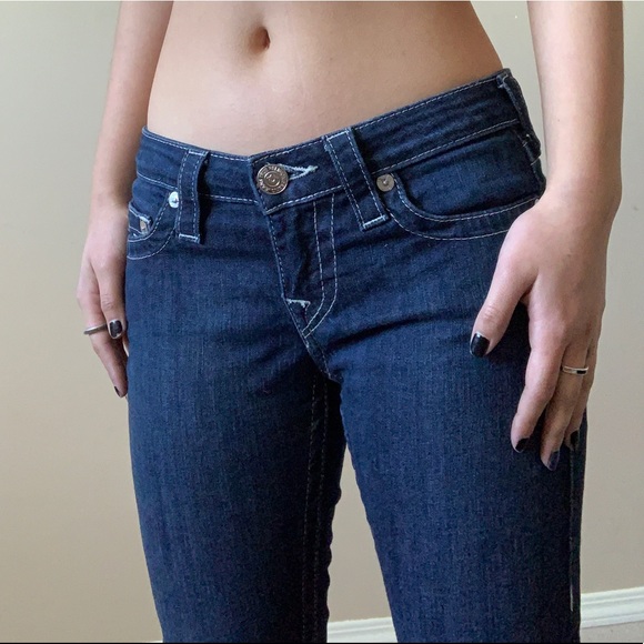 True Religion Jeans with Rhinestone Details - Picture 2 of 4